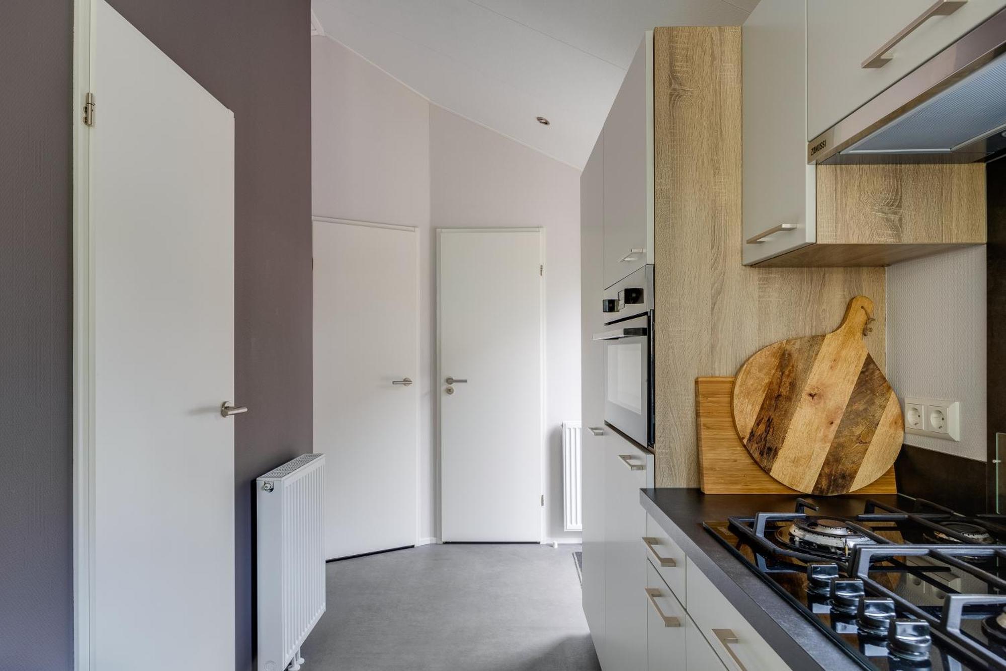 Modern Ingericht Chalet Op Groen Park Op De Veluwe Epe Exteriér fotografie